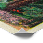 湖の矢印ビュー湖の矢印， CA 2 ポスター (角)