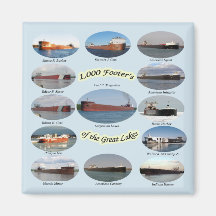 湖の磁石の1000素晴らしフッター