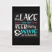 ****湖の祝日**** カード (正面)