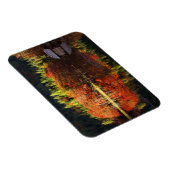 湖の秋の風景 マグネット (右側)