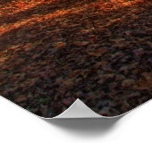 湖の秋 ポスター (角)