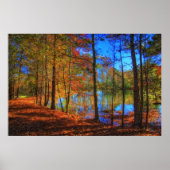 湖の秋 ポスター (正面)