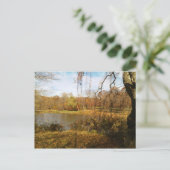 湖の秋 ポストカード (スタンド正面)