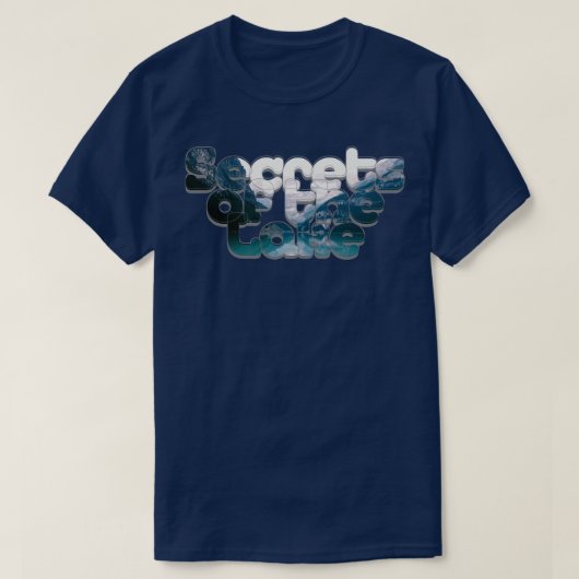 湖の秘密 Tシャツ (デザイン正面)