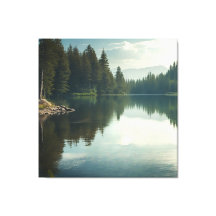 湖の穏やかな静かな