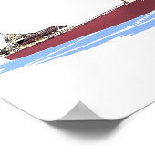 湖の素晴らしフリーター予約セルフアンローダー ポスター (角)