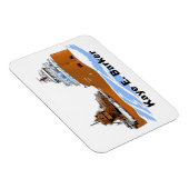 湖の素晴らしレイクフリーターKaye E. Barker マグネット (右側)