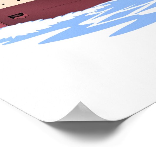 湖の素晴らしレイクフレーターJoseph H. Frantz ポスター (角)