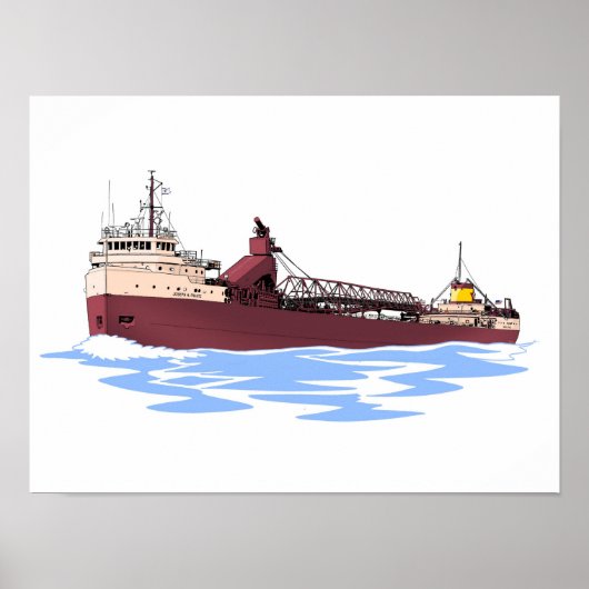 湖の素晴らしレイクフレーターJoseph H. Frantz ポスター (正面)