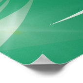 湖の素晴らしヴィンテージ旅行ポスター。 ポスター (角)