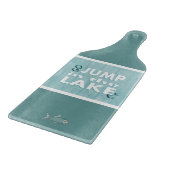 湖の緩和されたガラスのまな板のジャンプは行きます カッティングボード (角)