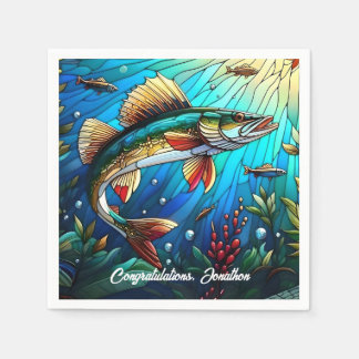 湖の美しいワルレイパイク スタンダードカクテルナプキン