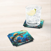 湖の美しいワルレイパイク ペーパーコースター (インサイチュ)