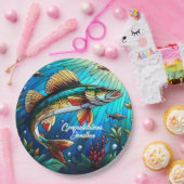 湖の美しいワルレイパイク ペーパープレート (パーティー)