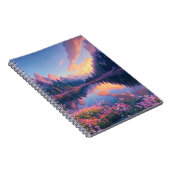 湖の自然のメロディー ノートブック (右側)