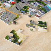 湖の航行の景色シアトル都心のシアトル ジグソーパズル (側面)