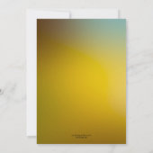 湖の花の蝶のブライダルシャワーの招待状 招待状 (裏面)