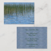湖の草 名刺 (正面/裏面)