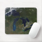 湖の衛星ビ素晴らしュー マウスパッド (マウス)