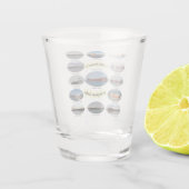 湖の足貨物素晴らし1000 ショットグラス (裏面)