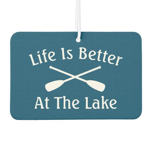 湖の車の空気フレッシュおもしろいナーで生活が良い カーエアーフレッシュナー (正面)