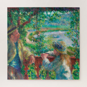 湖の近くにルノアール印象派絵画の ジグソーパズル