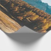 湖の近くの松の木 ラッピングペーパー (角)