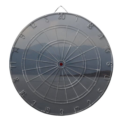 湖の険しいアウトドアそして水 ダーツボード (正面)