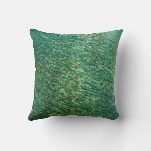 湖の雨滴はJuulによって沿岸枕を浜に引き上げます クッション (裏面)