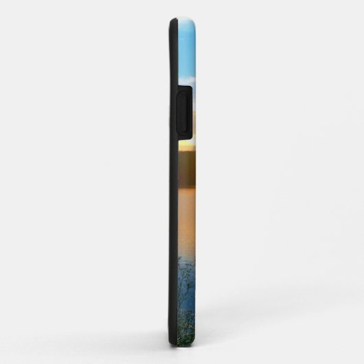 湖の青い夕日 Case-Mate iPhoneケース (裏面/右)