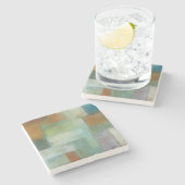 湖の青い本質II ストーンコースター (横)