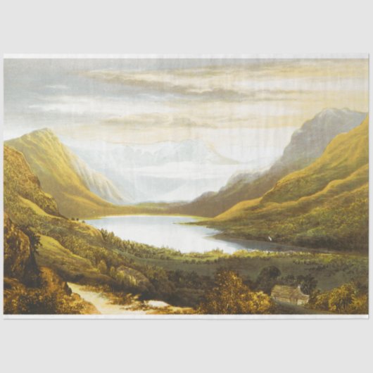 湖の風景 薄葉紙 (正面)