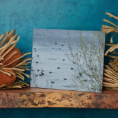 湖の鳥のプレート フォトプラーク (側面)