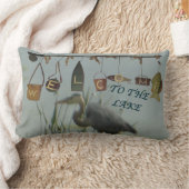 湖の鷲への歓迎 ランバークッション (ブランケット)