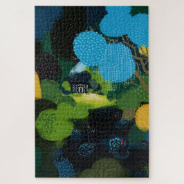 湖の黒い白鳥 ジグソーパズル