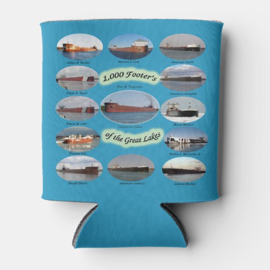 湖の1000フッタ素晴らしーは涼しい 缶クーラー (正面)