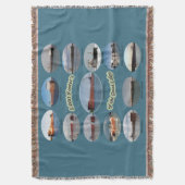 湖の1000フッタ素晴らしー毛布をスロー スローブランケット (正面縦)