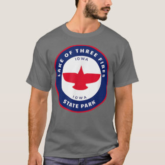 湖の3つの火の州立公園 アイオワ州IA バケーション そう Tシャツ