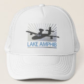 湖のAmphibの航空 キャップ (正面)