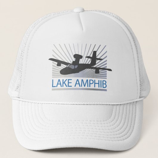 湖のAmphibの航空 キャップ (正面)