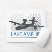 湖のAmphibの航空 マウスパッド (マウス)