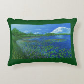 湖のArtemesiaの枕 アクセントクッション (正面)