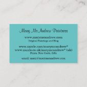 湖のCustomizeableの名刺/ケルト族の女性 名刺 (裏面)