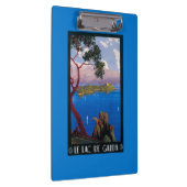 湖のGarda旅行昇進ポスター クリップボード (右)