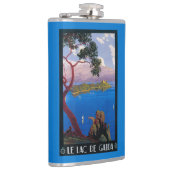 湖のGarda旅行昇進ポスター フラスク (右)