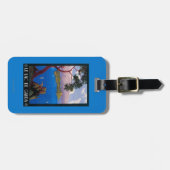 湖のGarda旅行昇進ポスター ラゲッジタグ (正面横)