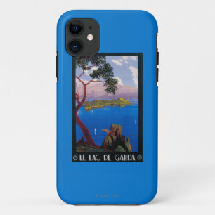 湖のGarda旅行昇進ポスター iPhone 11 ケース