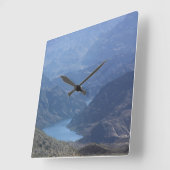 湖のMeadeの柱時計 スクエア壁時計 (傾斜)