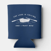 湖は呼び出している私は、ローボート行かなければならない 缶クーラー (裏面)