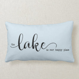 湖は私たちの幸せな場所だ ランバークッション